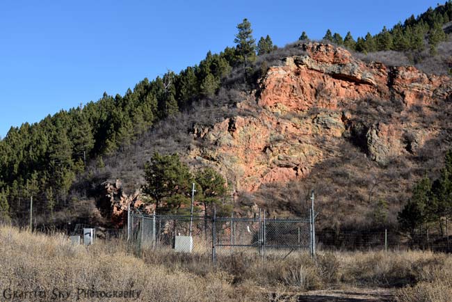 boundary fence at the end of the trail